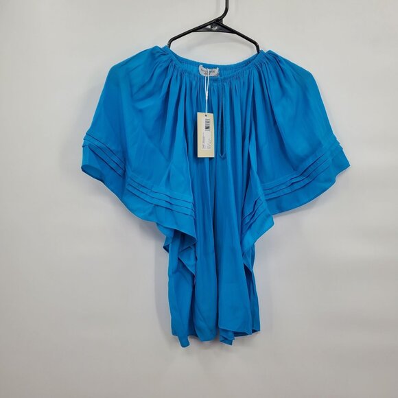 Ramy Brook Kylo Top Women Size Small NWT Flutter Sleeves Spring Summer Casual - Picture 3 of 16